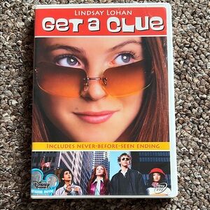 Disney Get a Clue DVD with Red and Yellow Cover